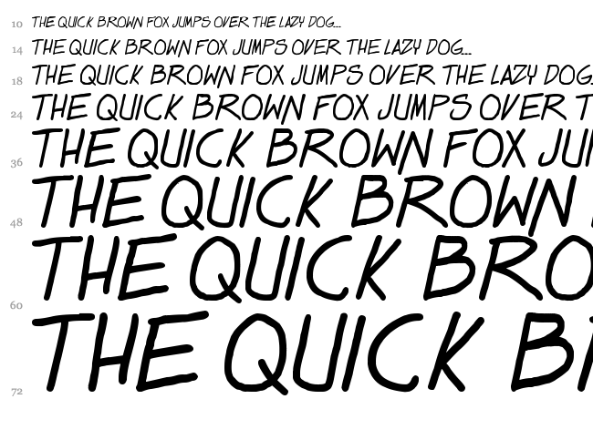 Dealspinner TBS font waterfall